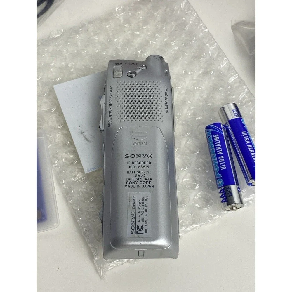 Sony Voice File Digital Recorder Dictator ICD-MS515